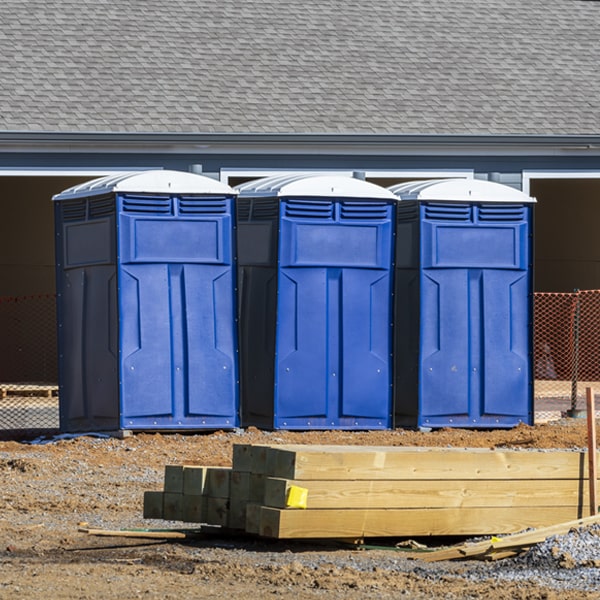 are there any restrictions on where i can place the porta potties during my rental period in Texanna Oklahoma